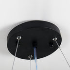 Contemporary Wrought Iron Swallowtail Chandelier - Elegant Ceiling Light