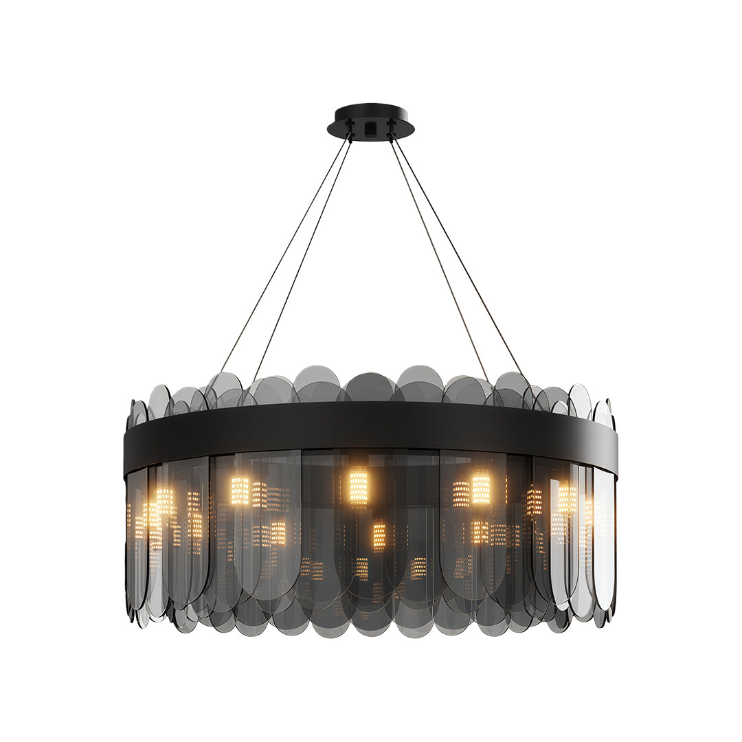 Luxury Glass Ceiling Chandelier - Modern Traditional Design