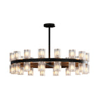 Premium Crystal Chandelier with Copper Ceiling Fixture