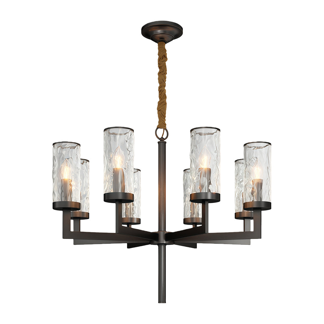 Modern Minimalist Glass Island Chandelier - Luxury Ceiling Light