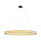 Luxury Copper Circular Chandelier Ceiling Light