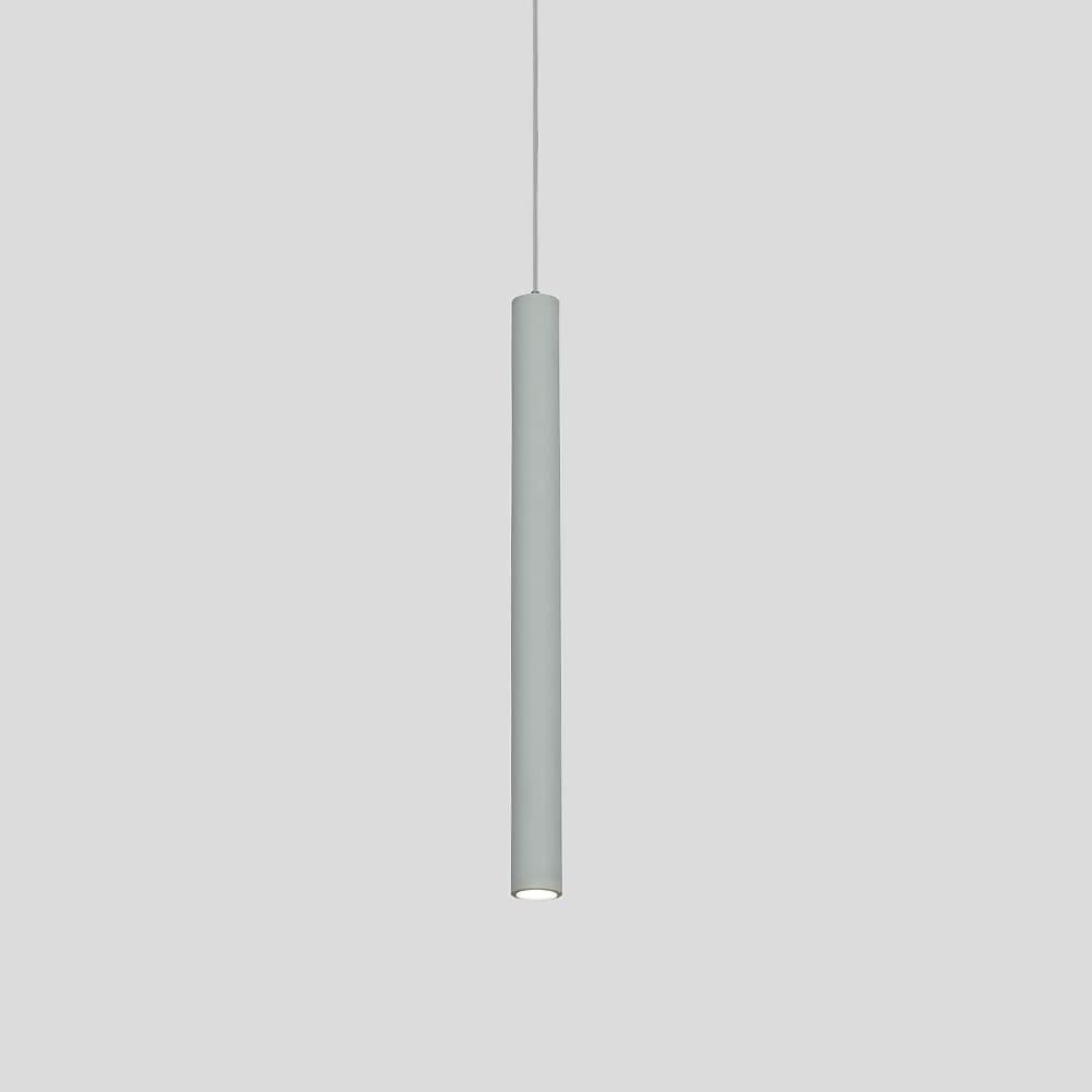 Sleek Black Pendant Light with Integrated Downlight LED