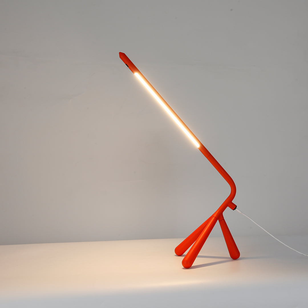 Rotatable LED Table Lamp with Three Legs - Eye-Care Accent Lighting