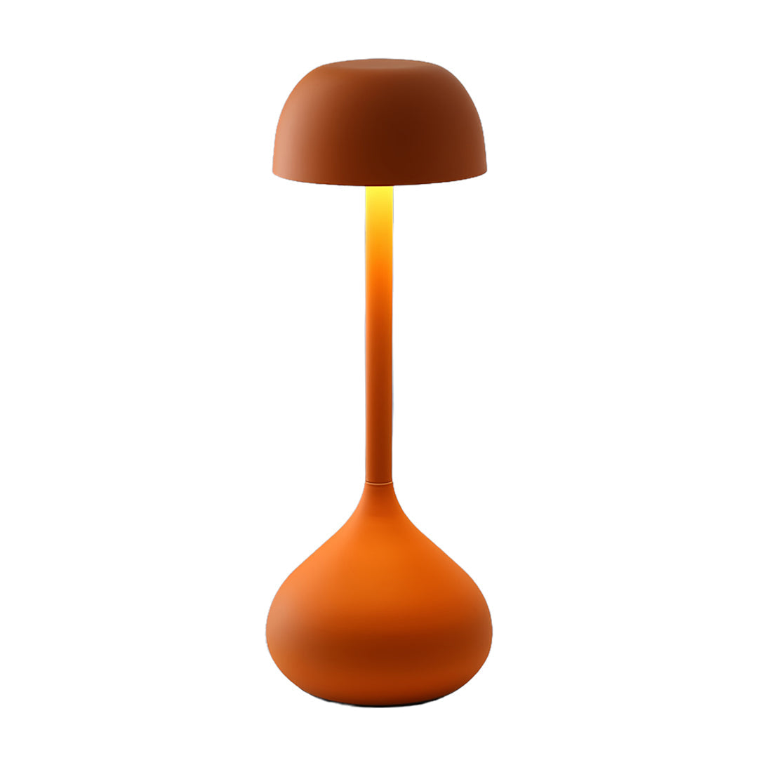 Rechargeable Gourd-Shaped Rustic Metal Table Lamp