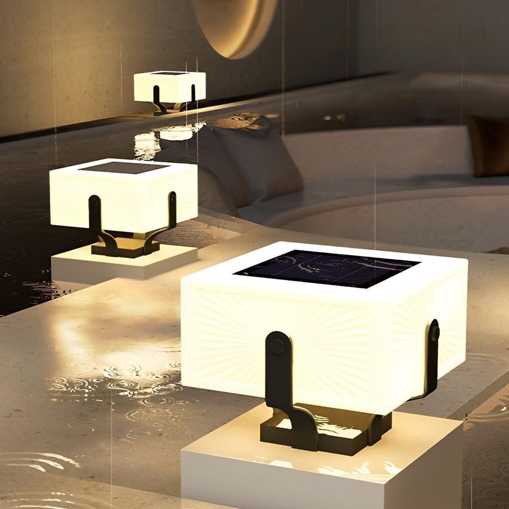 Modern Waterproof LED Square Brick Pillar Light for Outdoor Use