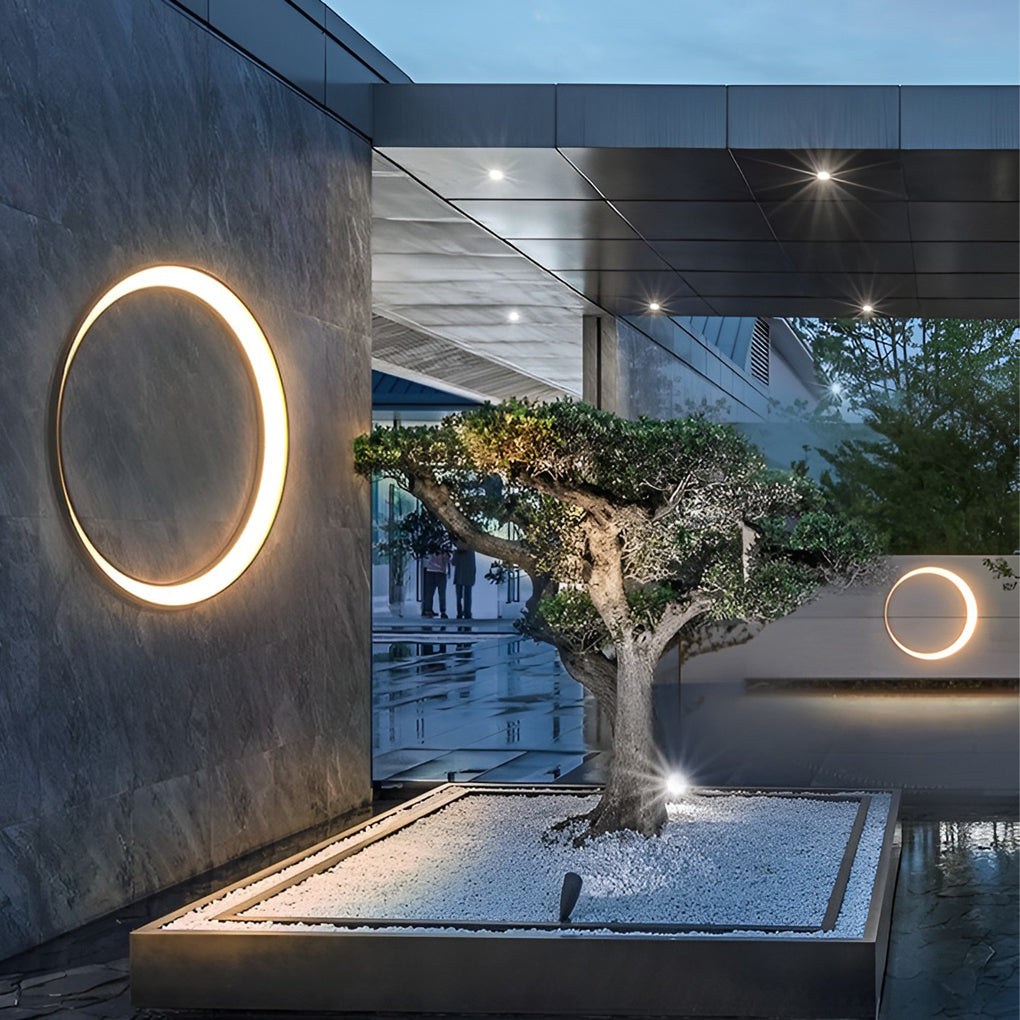 Modern Waterproof LED Outdoor Cylinder Wall Light