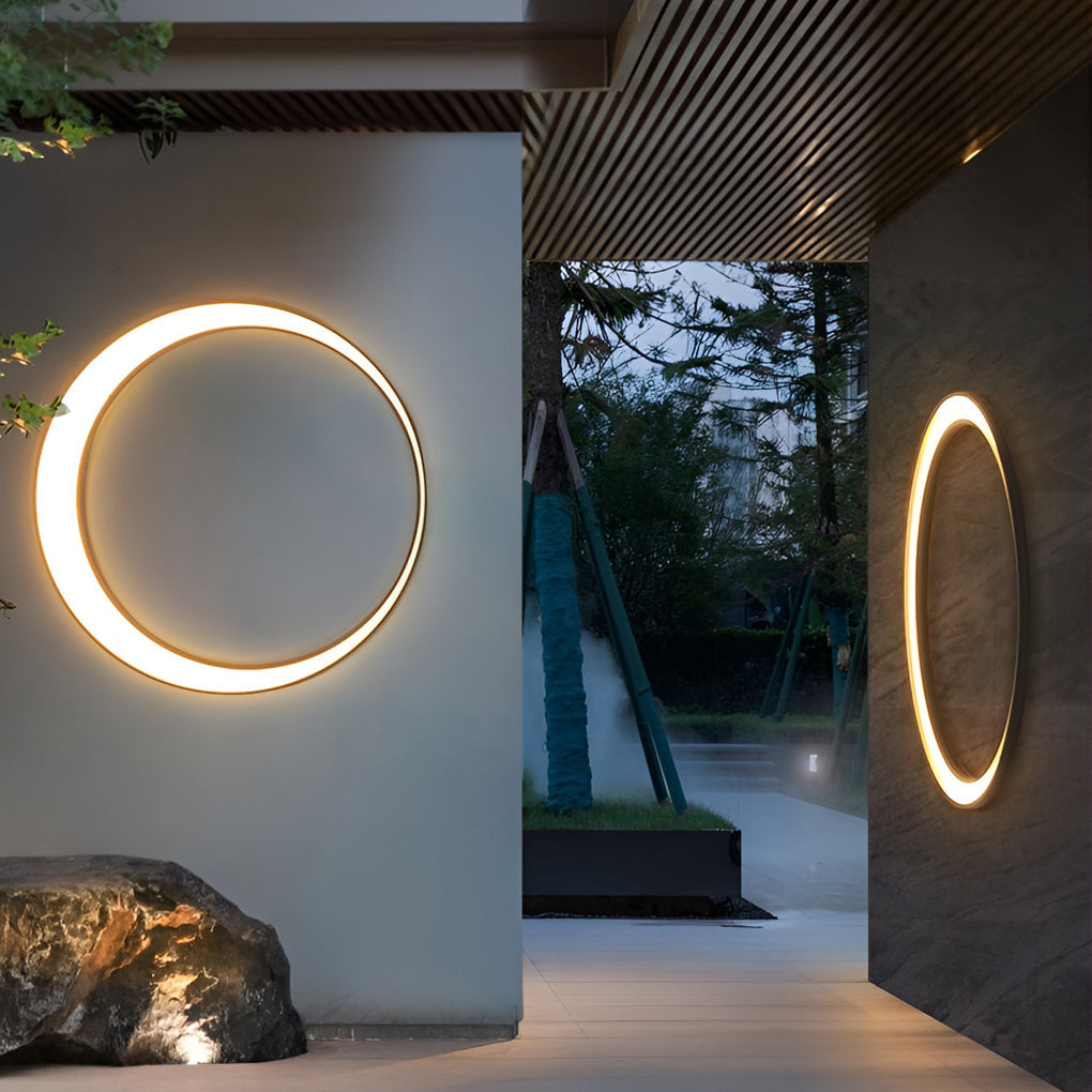 Modern Waterproof LED Outdoor Cylinder Wall Light