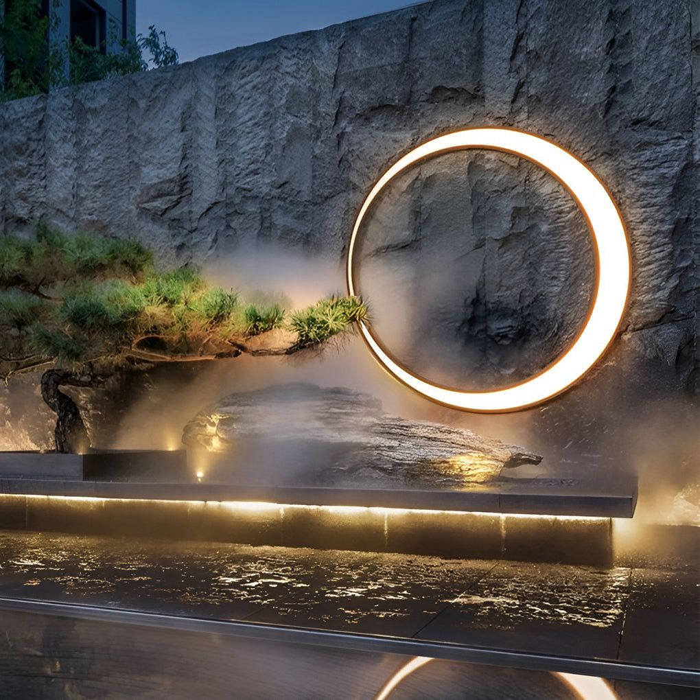 Modern Waterproof LED Outdoor Cylinder Wall Light