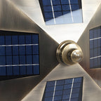 Premium Retro Copper Solar Pillar Lights - Waterproof Outdoor Fence Lamps