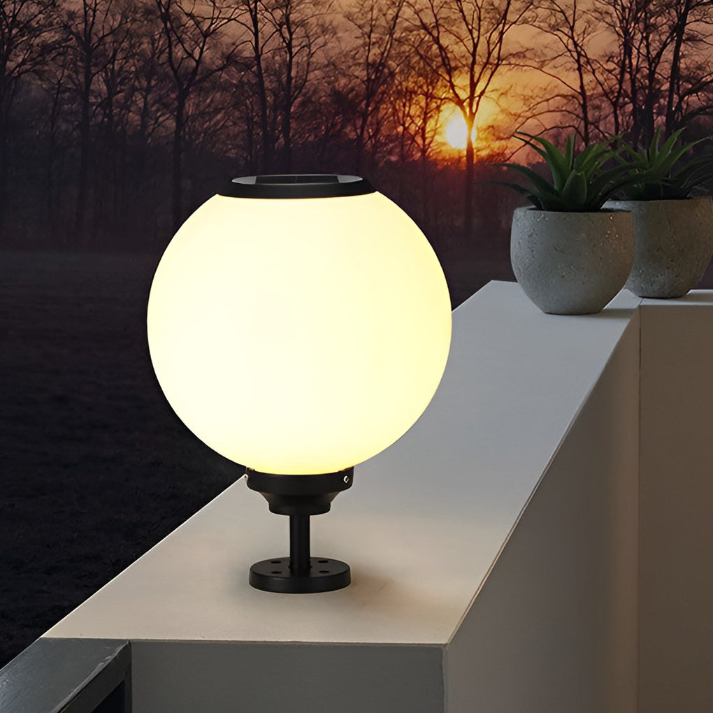 Premium Waterproof LED Solar Pillar Lights for Outdoor Use