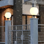 Premium Waterproof LED Solar Pillar Lights for Outdoor Use