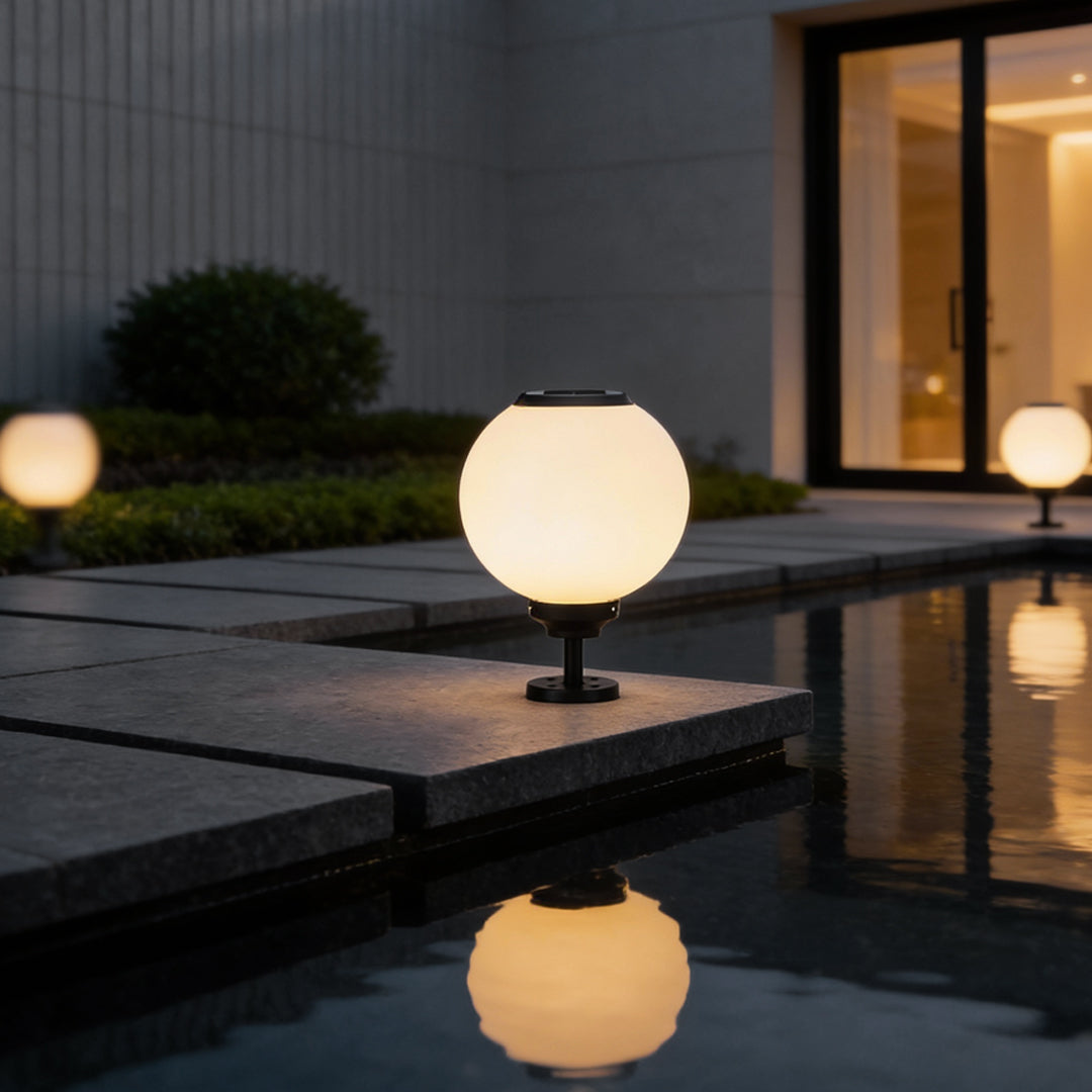 Premium Waterproof LED Solar Pillar Lights for Outdoor Use