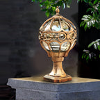Premium Outdoor Die-Cast Aluminum Globe Pillar Light