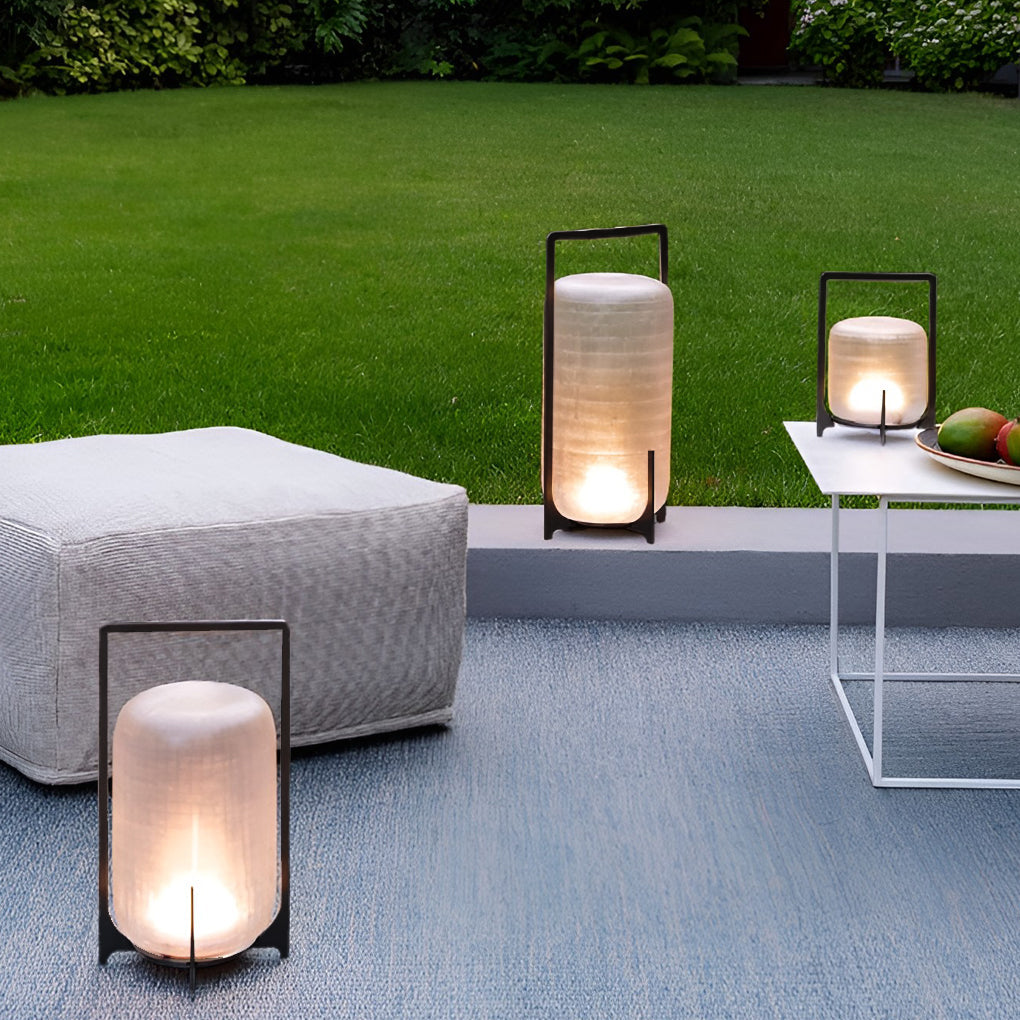 Premium Waterproof LED Outdoor Lantern with Modern Handle