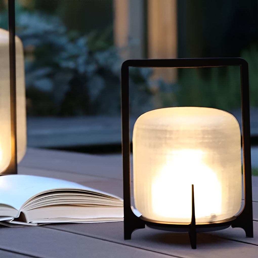 Premium Waterproof LED Outdoor Lantern with Modern Handle