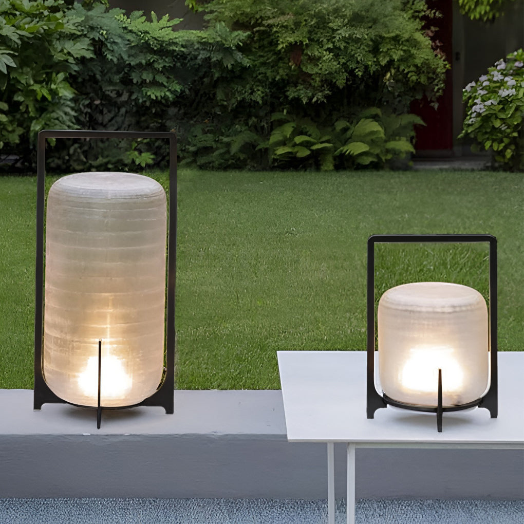Premium Waterproof LED Outdoor Lantern with Modern Handle