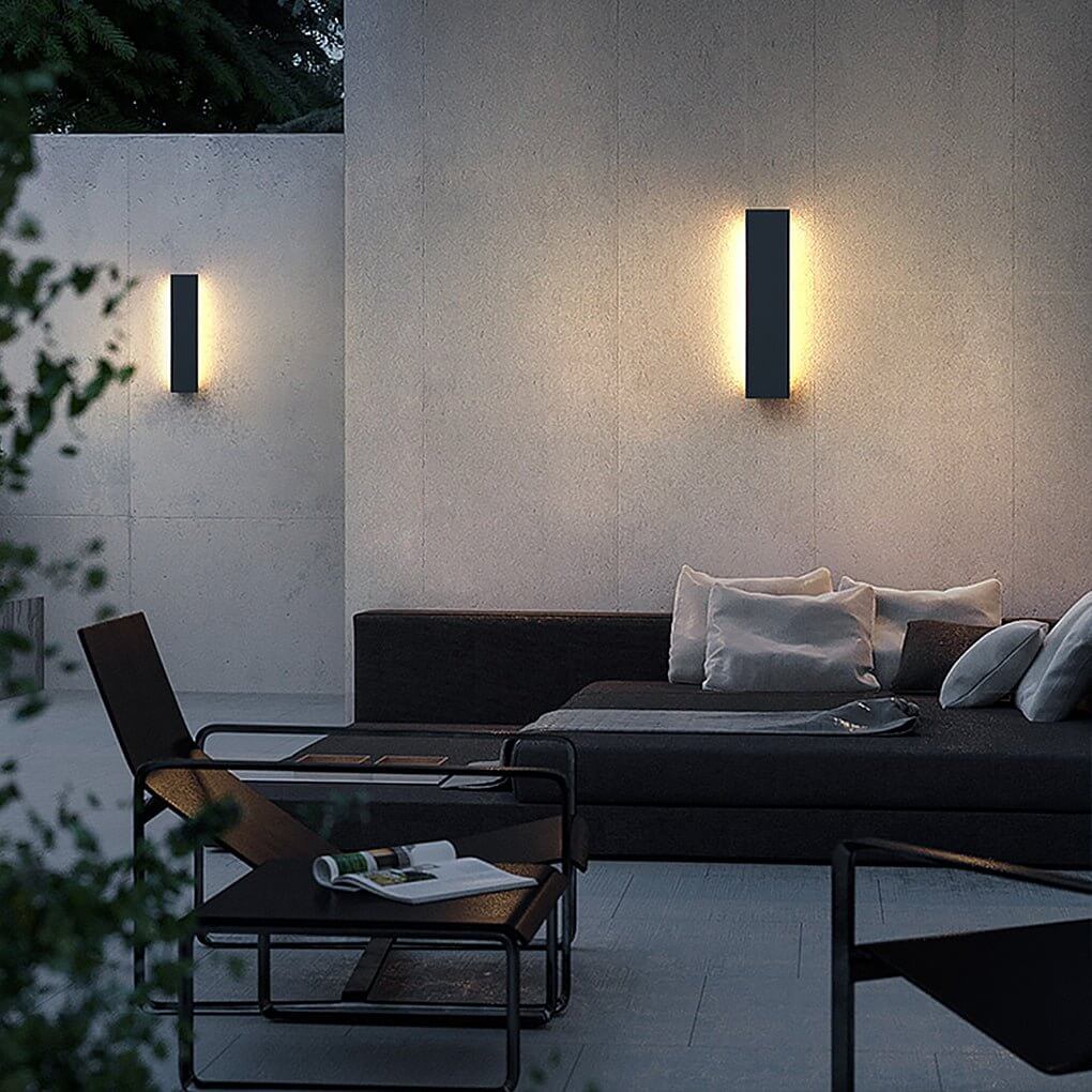 Modern Waterproof LED Linear Outdoor Wall Light