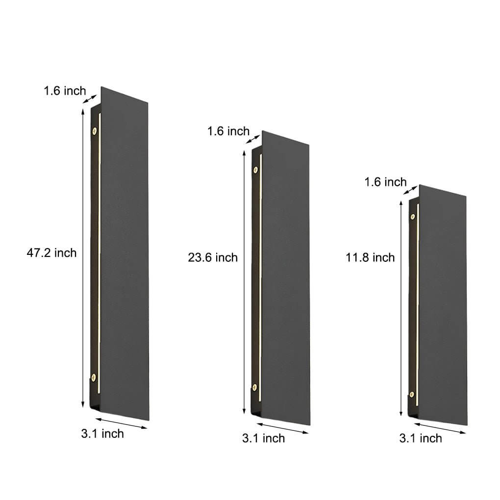 Modern Waterproof LED Linear Outdoor Wall Light
