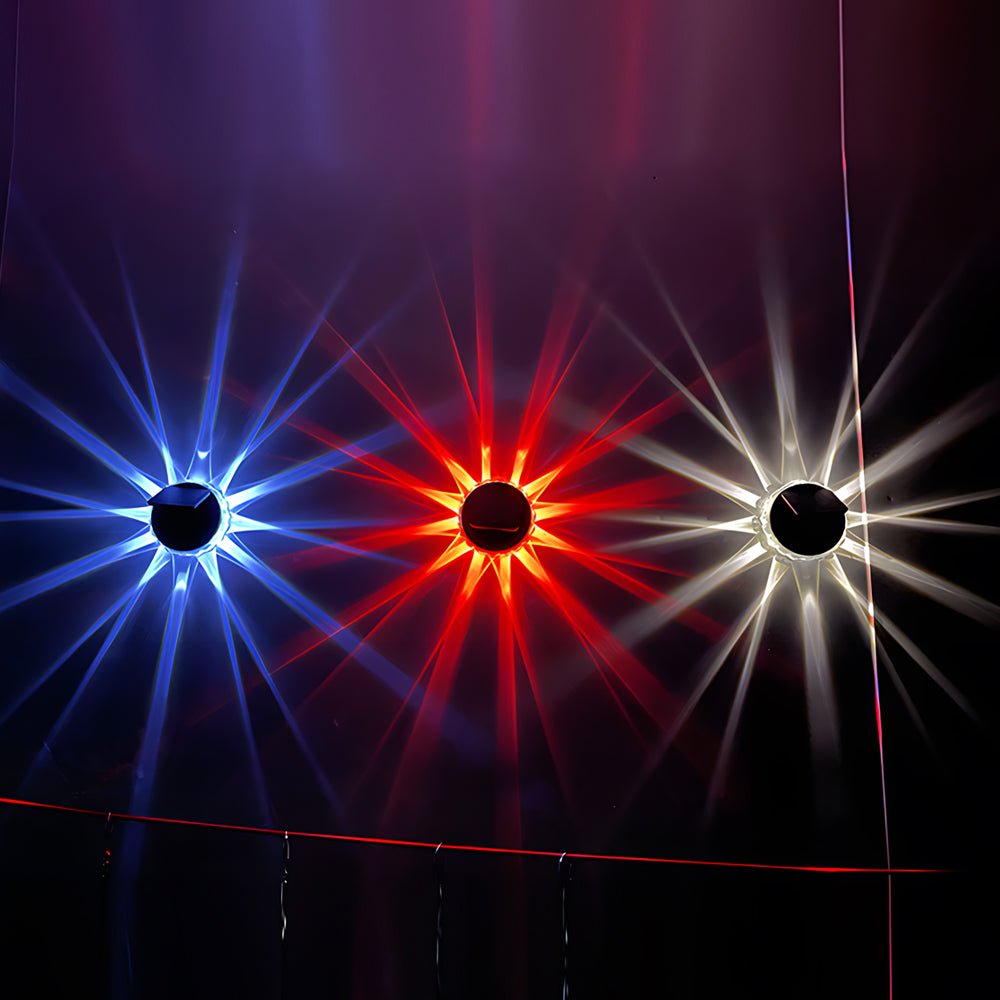 Premium Outdoor Solar Wall Lamp - Petal Design