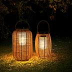 Premium Waterproof Solar LED Rattan Lanterns for Outdoor Use