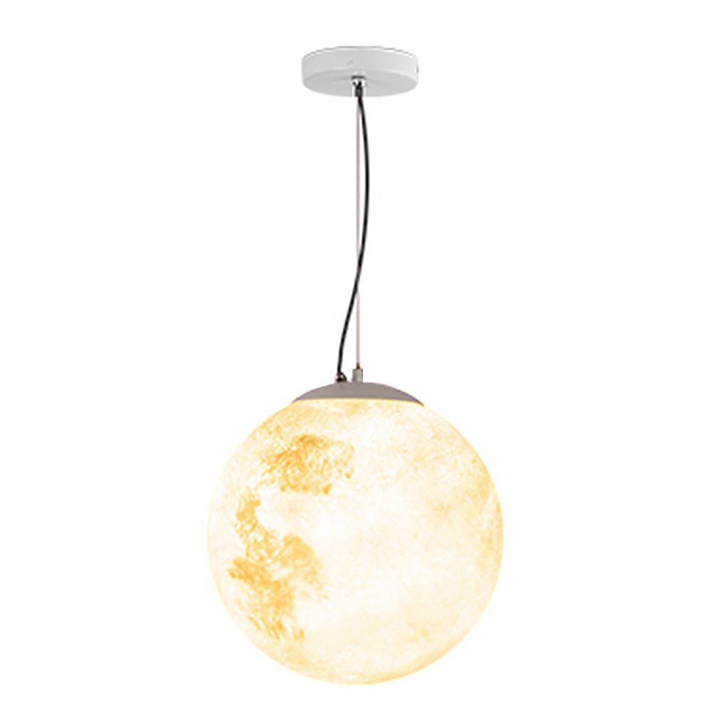 Premium Outdoor Spherical Moon Lamp - Resin Landscape Decor