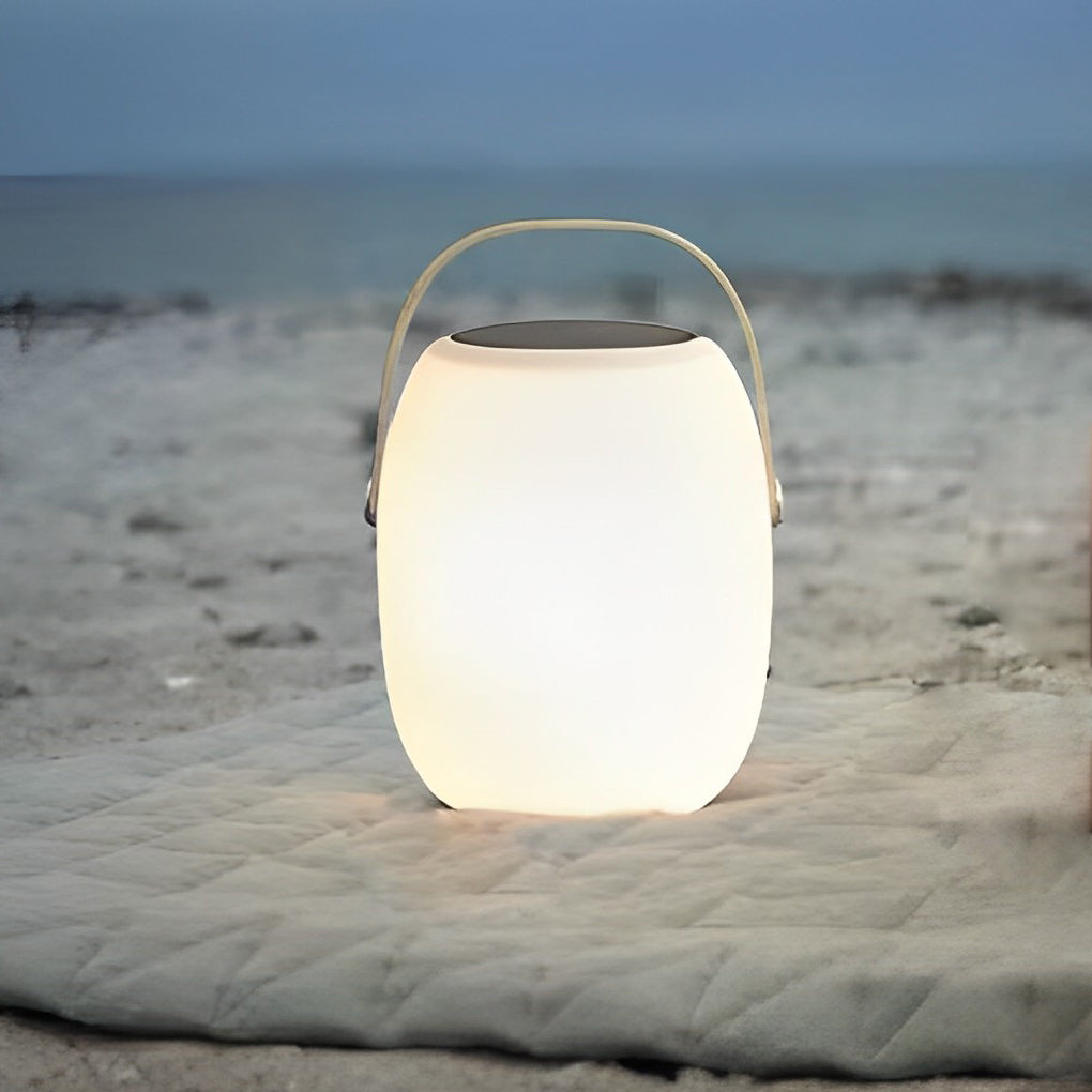 Portable LED Solar Floor Lanterns for Outdoor Decor