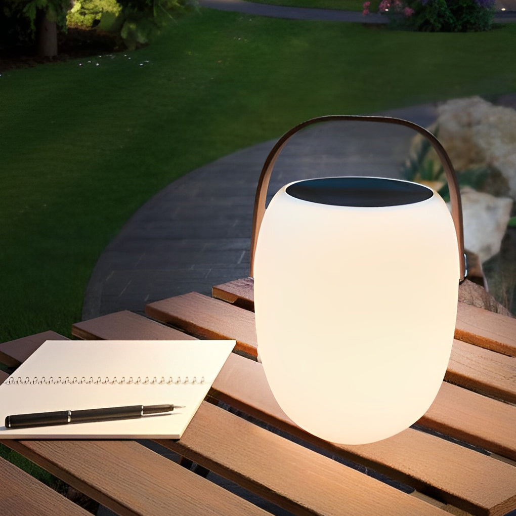 Portable LED Solar Floor Lanterns for Outdoor Decor