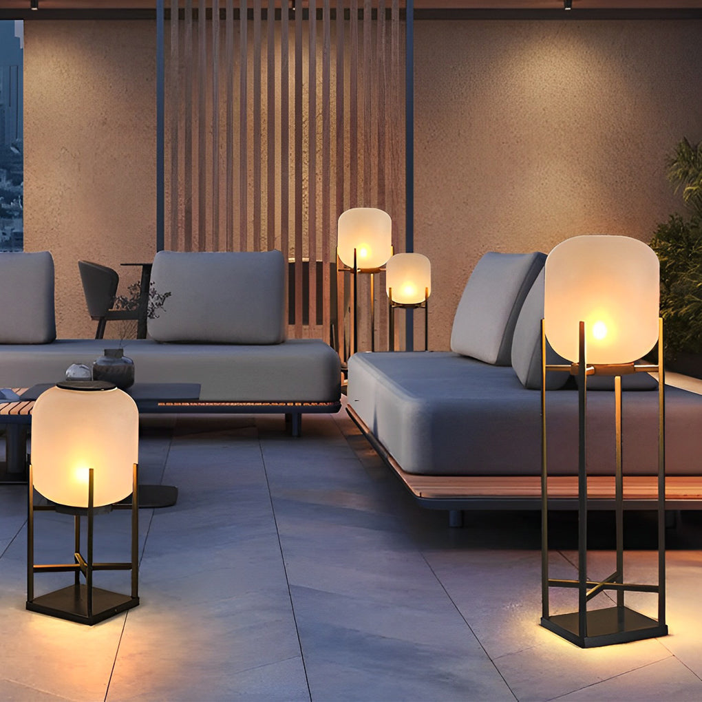 Premium LED Metal Outdoor Floor Lantern