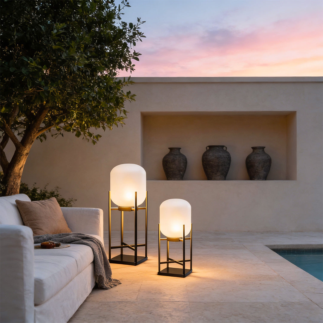 Premium LED Metal Outdoor Floor Lantern