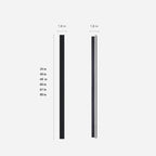 Black Linear LED Outdoor Wall Light