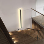 Black Linear LED Outdoor Wall Light