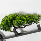 Premium Retro LED Outdoor Wall Sconce - Waterproof Tree Landscape Design