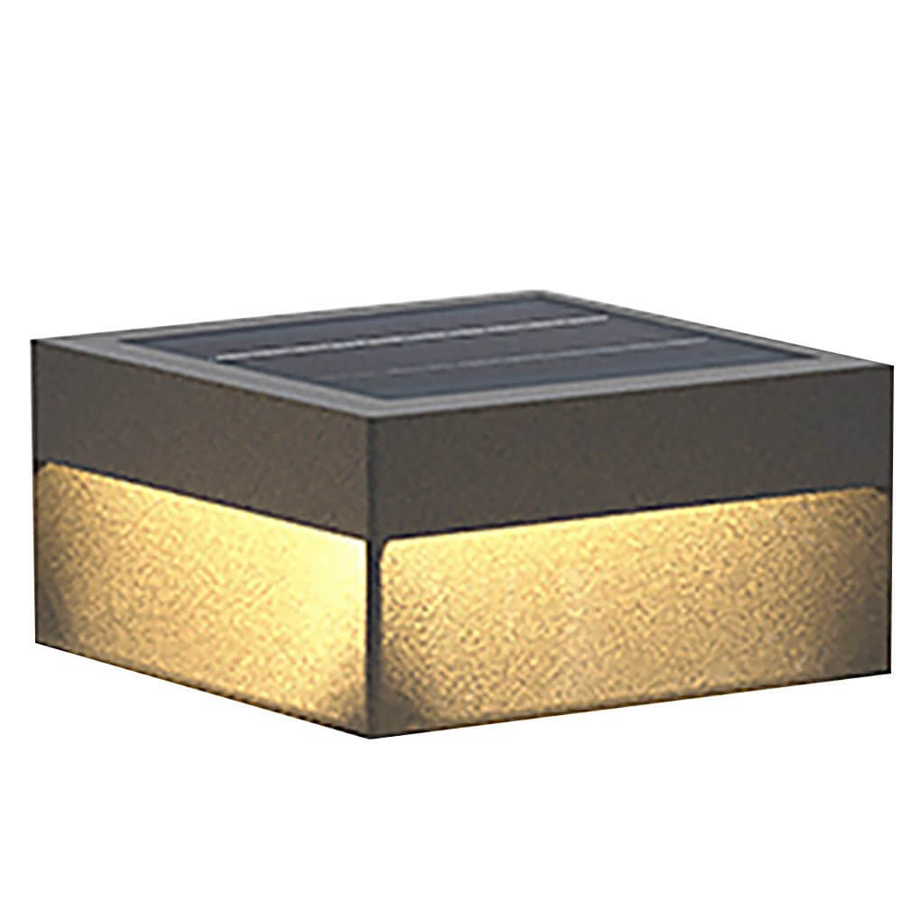 Modern Waterproof Square Outdoor Fence Lights