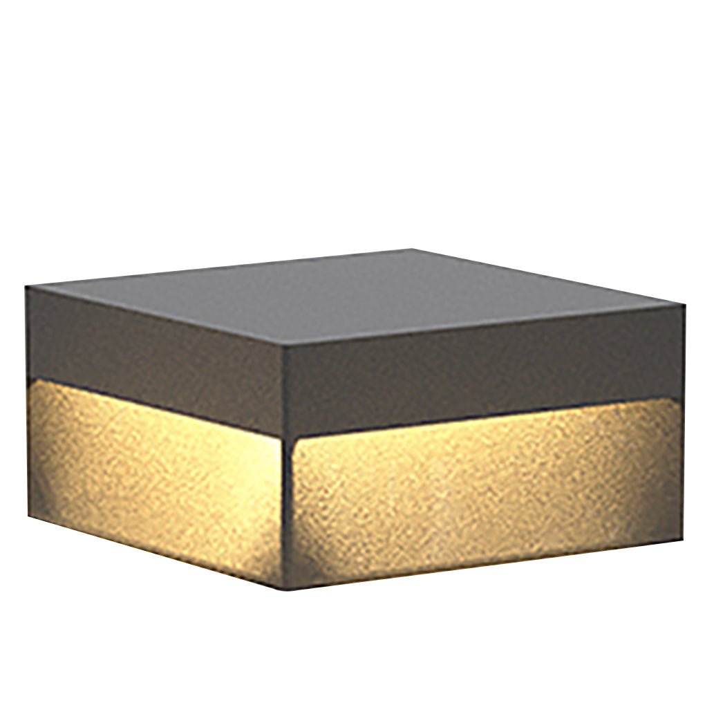 Modern Waterproof Square Outdoor Fence Lights