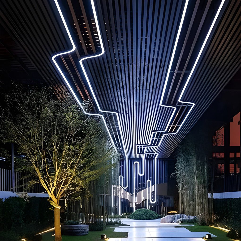 Waterproof Flexible LED Strip Lights for Outdoor Use - Cuttable Modern Design