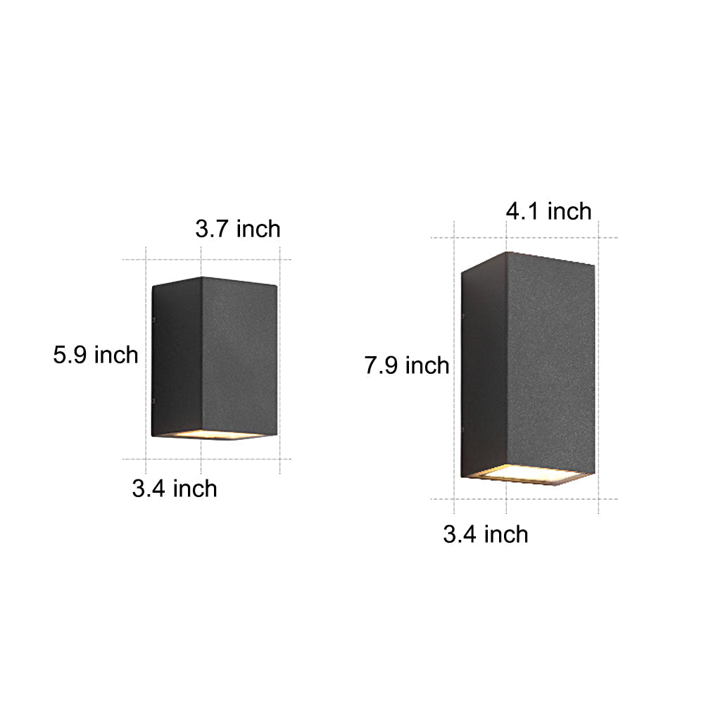 Premium Waterproof LED Wall Lights for Outdoor Courtyards