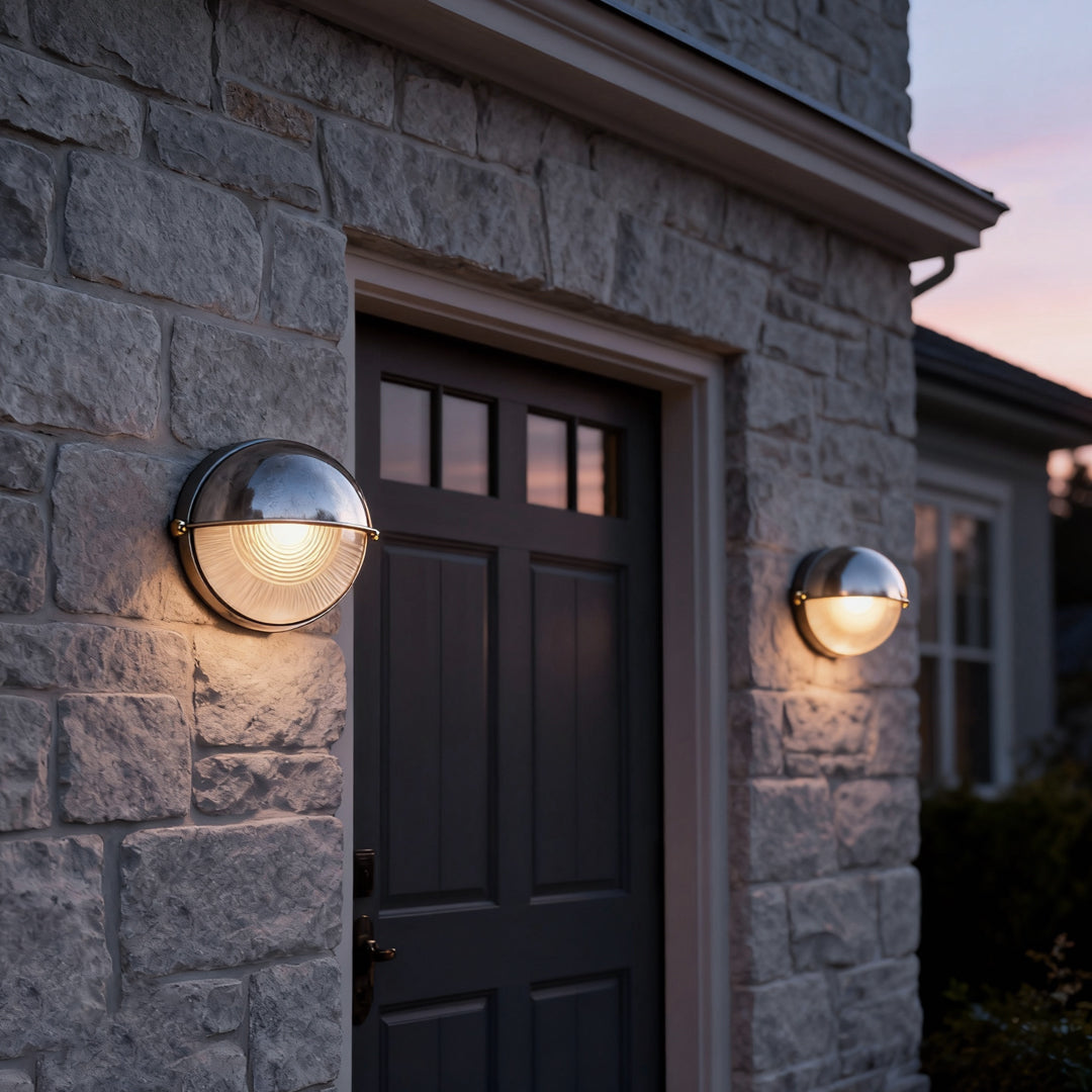 Retro Waterproof Oval Bulkhead Light - Industrial Style
