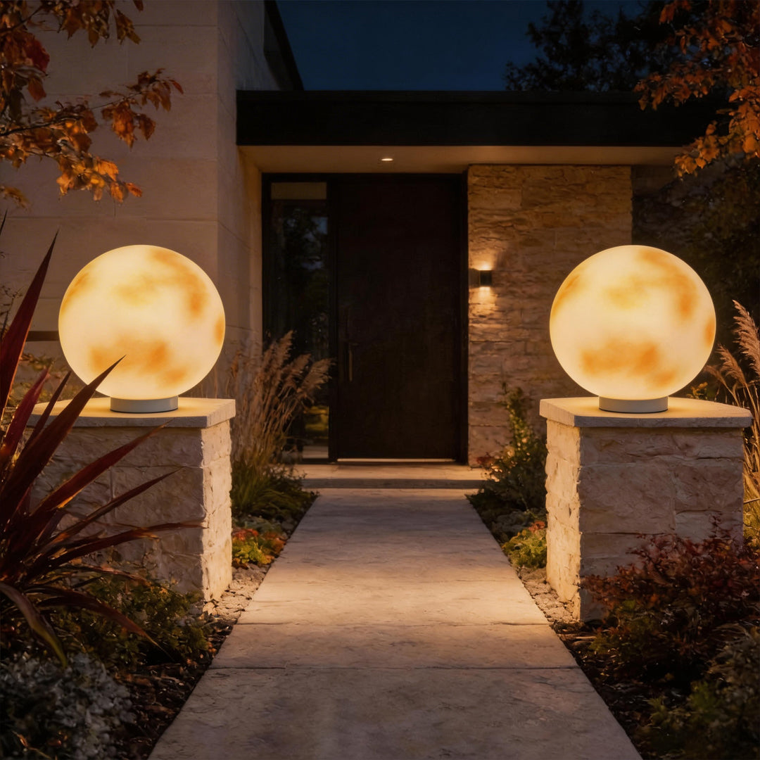 Moonstone Outdoor Decorative Pillar Light