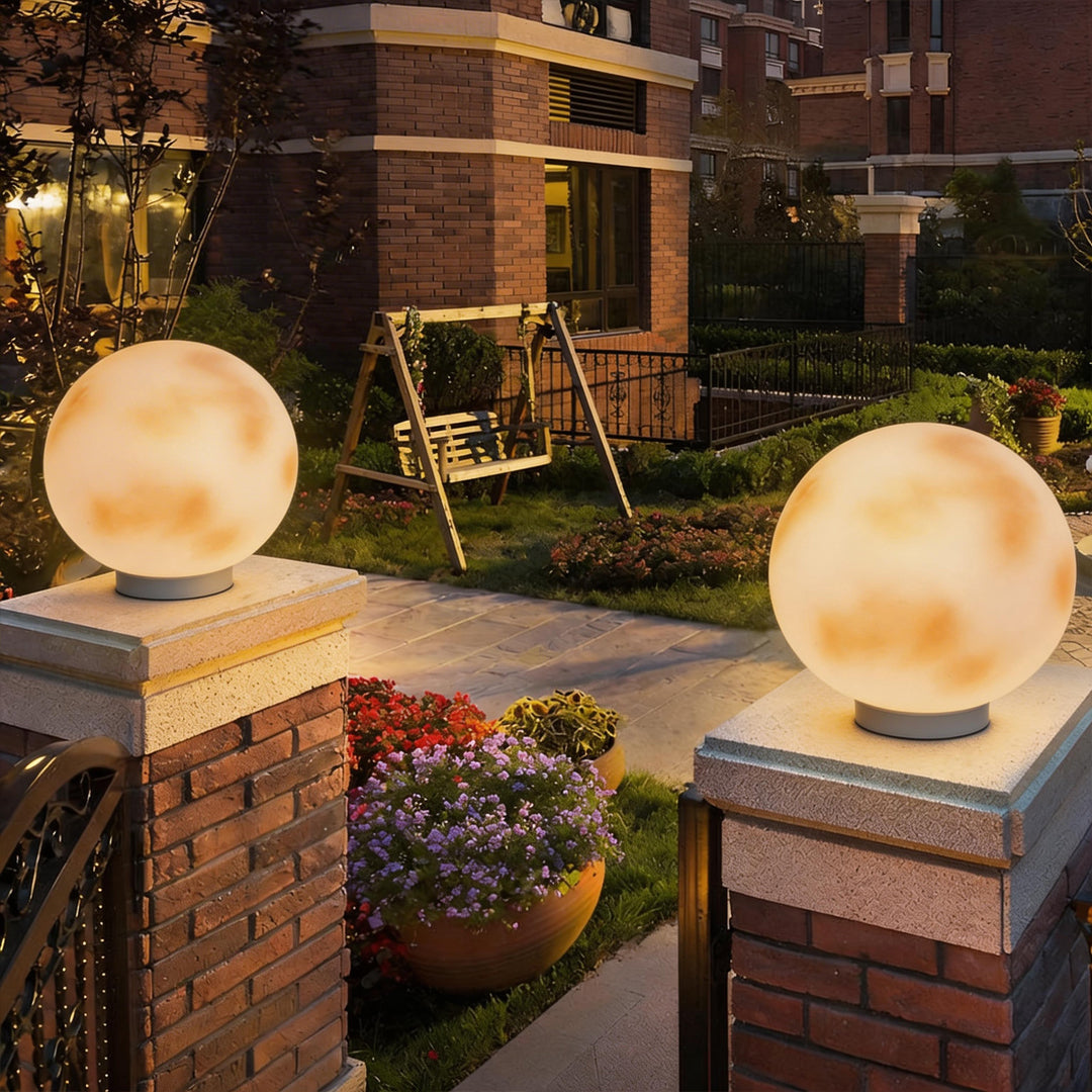 Moonstone Outdoor Decorative Pillar Light