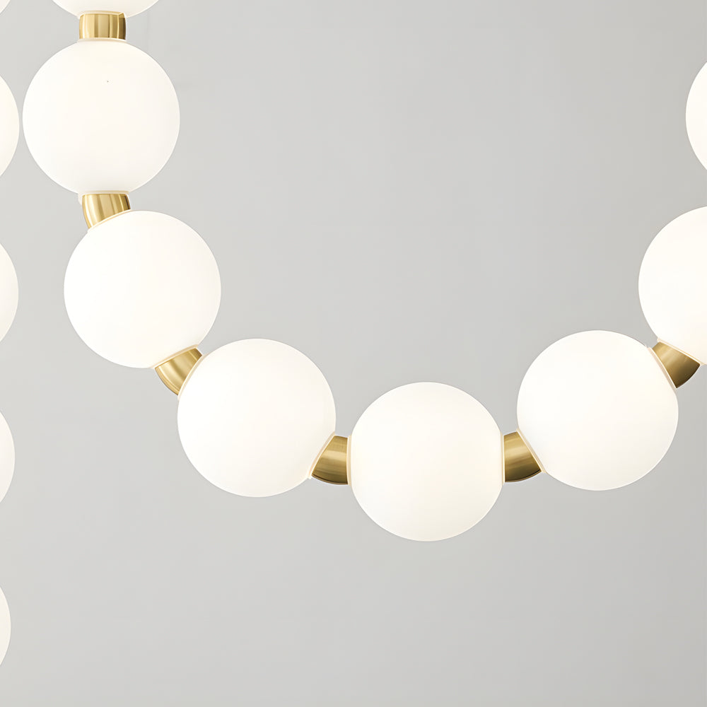 Luxury Pearl Necklace Ceiling Light Fixture