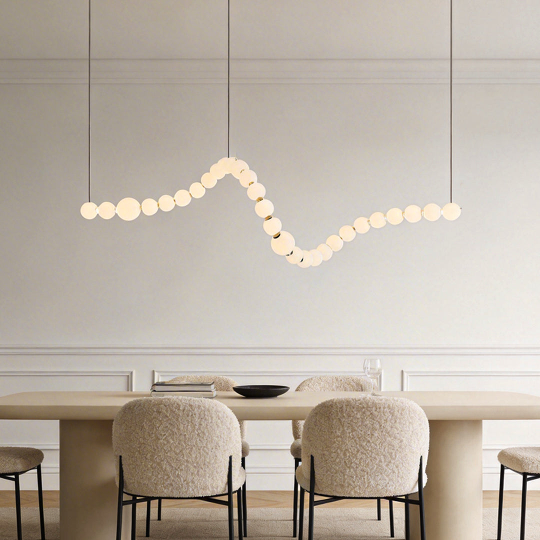 Luxury Pearl Necklace Ceiling Light Fixture