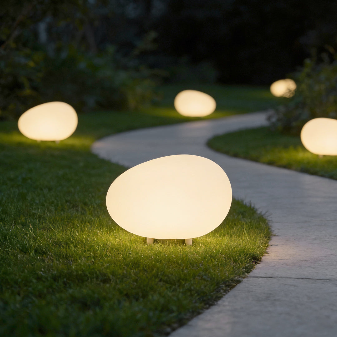 Modern Waterproof Pebble Outdoor Landscape Lamp