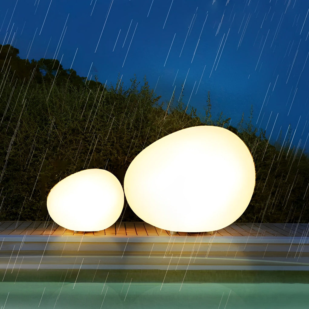 Modern Waterproof Pebble Outdoor Landscape Lamp