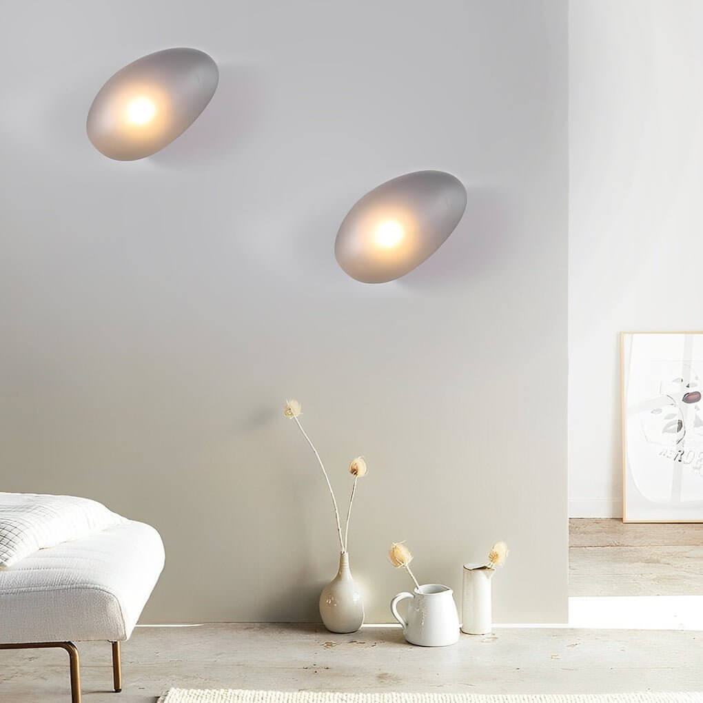 Modern Glass Pebbles Wall Lamp - Elegant Decorative Lighting