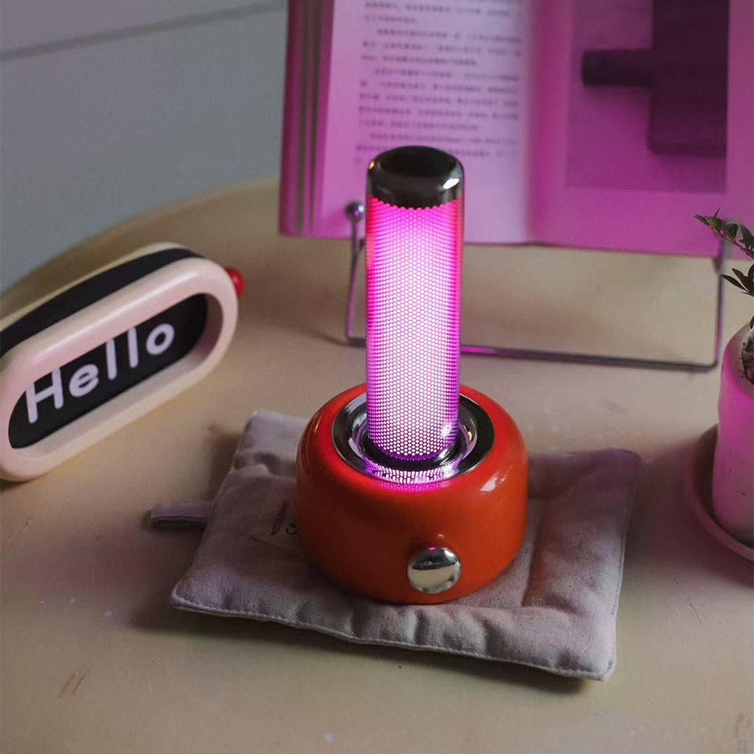Premium Metal RGB Ambient Table Lamp - Sleek Minimalist Design