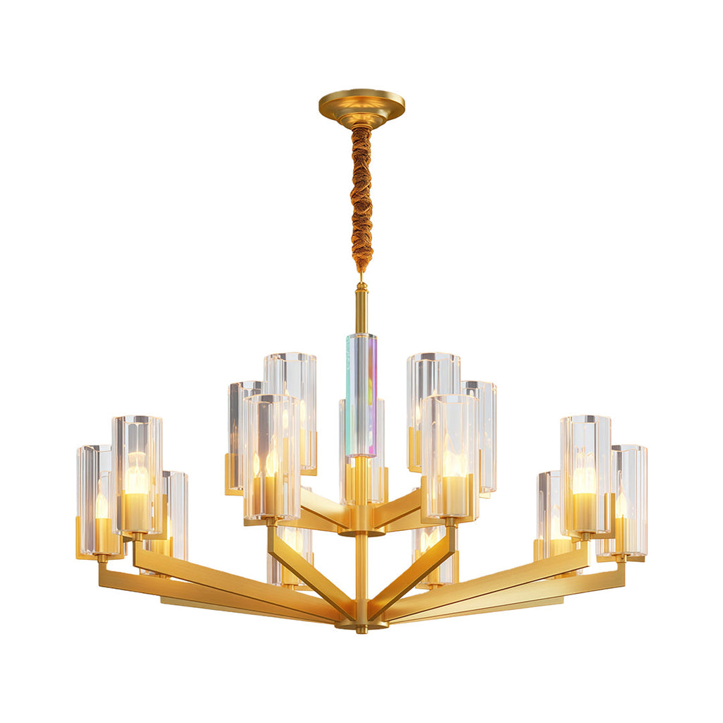 Luxury American-Style Candle Chandelier Ceiling Light