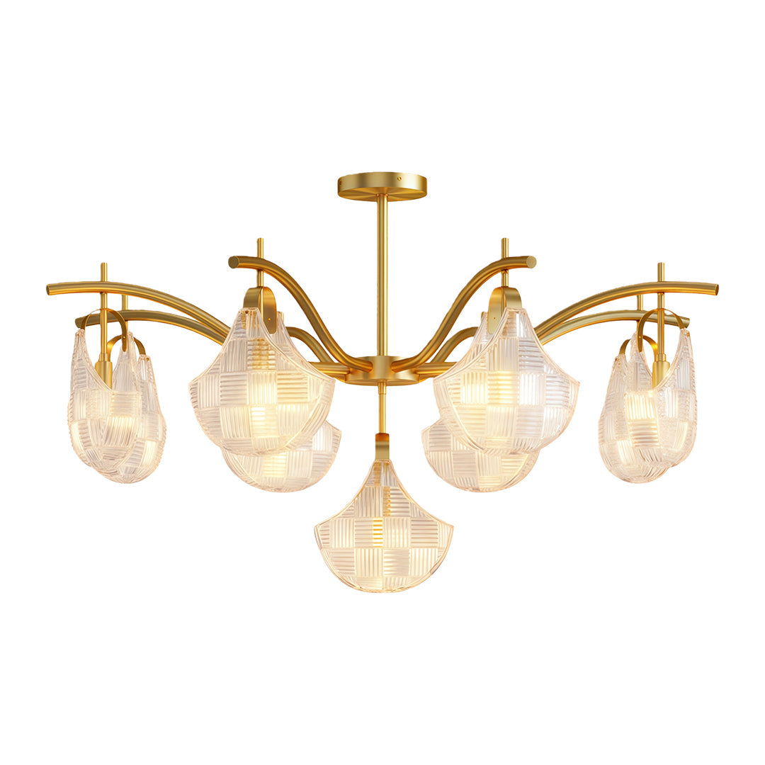 Modern Luxury Shell Chandelier Ceiling Light