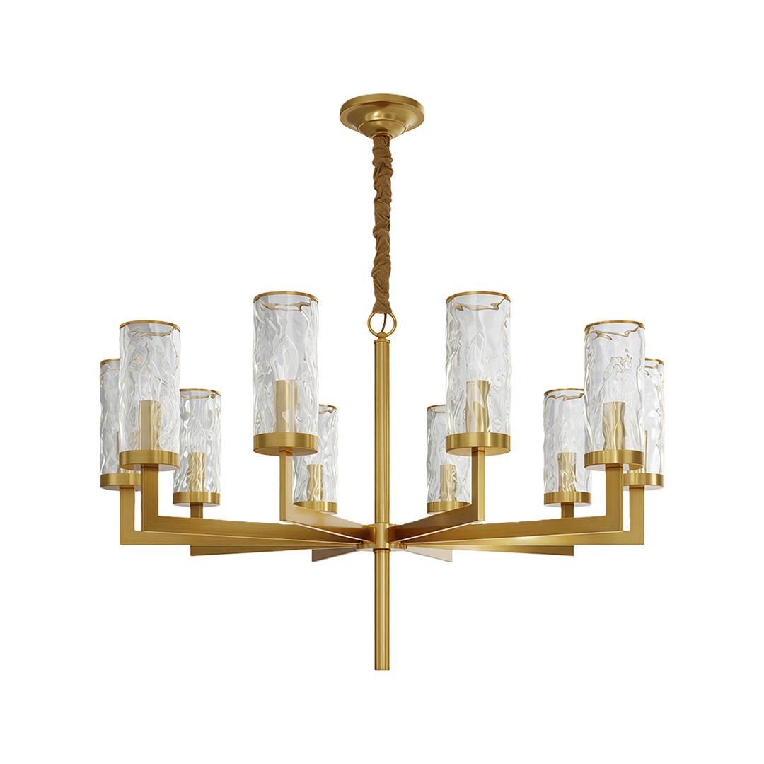 Modern Minimalist Glass Island Chandelier - Luxury Ceiling Light