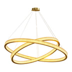 Luxury Copper Circular Chandelier Ceiling Light