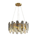 Modern Crystal Ceiling Light with Eye Protection